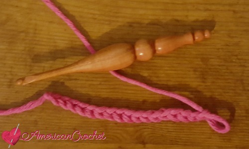 Double Crochet Between Stitches