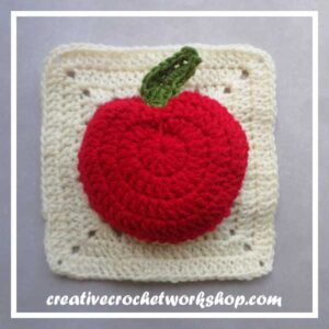 The Bad Apple | Free Crochet Pattern | American Crochet @americancrochet.com @creativecrochetworkshop.com #freecrochetpattern #crochetalong