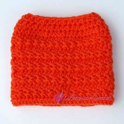 Radiant Stars Messy Bun Hat Head Wrap {Free Crochet Pattern}