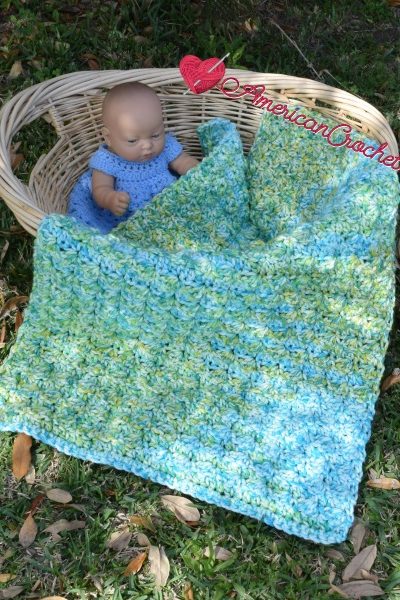 Serendipity do dah Baby Blanket free crochet pattern