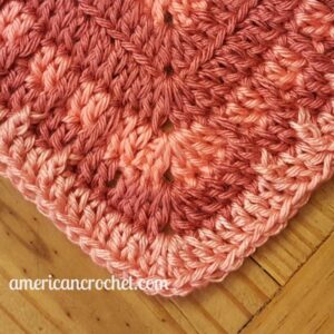 Rosewood Baby Blanket Part Three | Crochet Pattern | American Crochet @americancrochet.com #crochetpattern #crochetalong