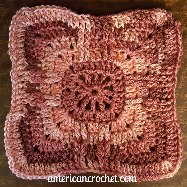 Rosewood Baby Blanket Part One | Crochet Pattern | American Crochet @americancrochet.com #crochetpattern #crochetalong